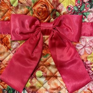 NaRaYa Chic Satin Bow Shoulder Bag in vibrant spring colors